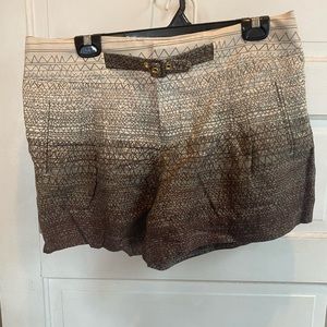 Anthropologie High Waisted Pleated Shorts Size 12 NWT